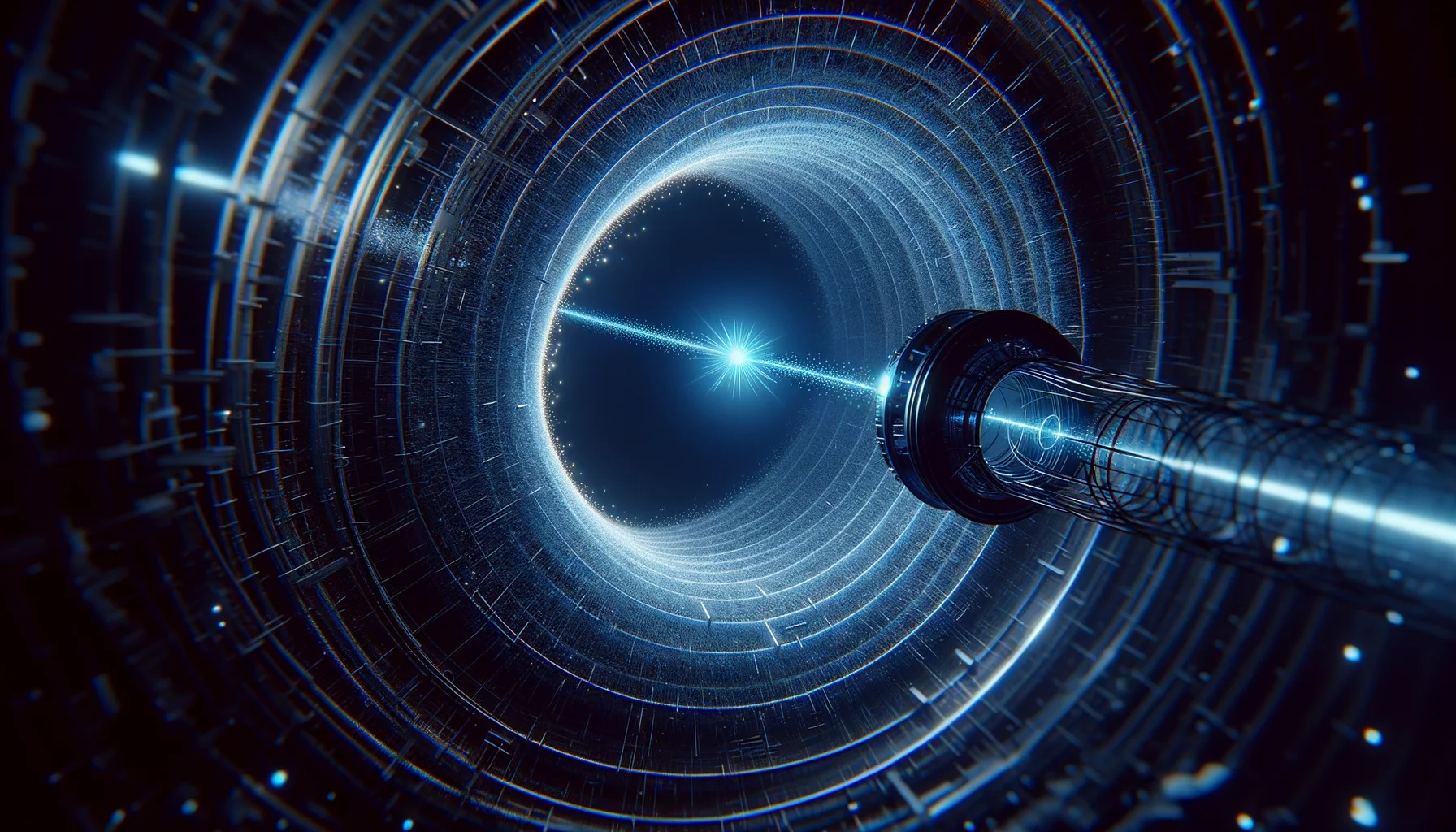 First light — the first photon through a Metric throat